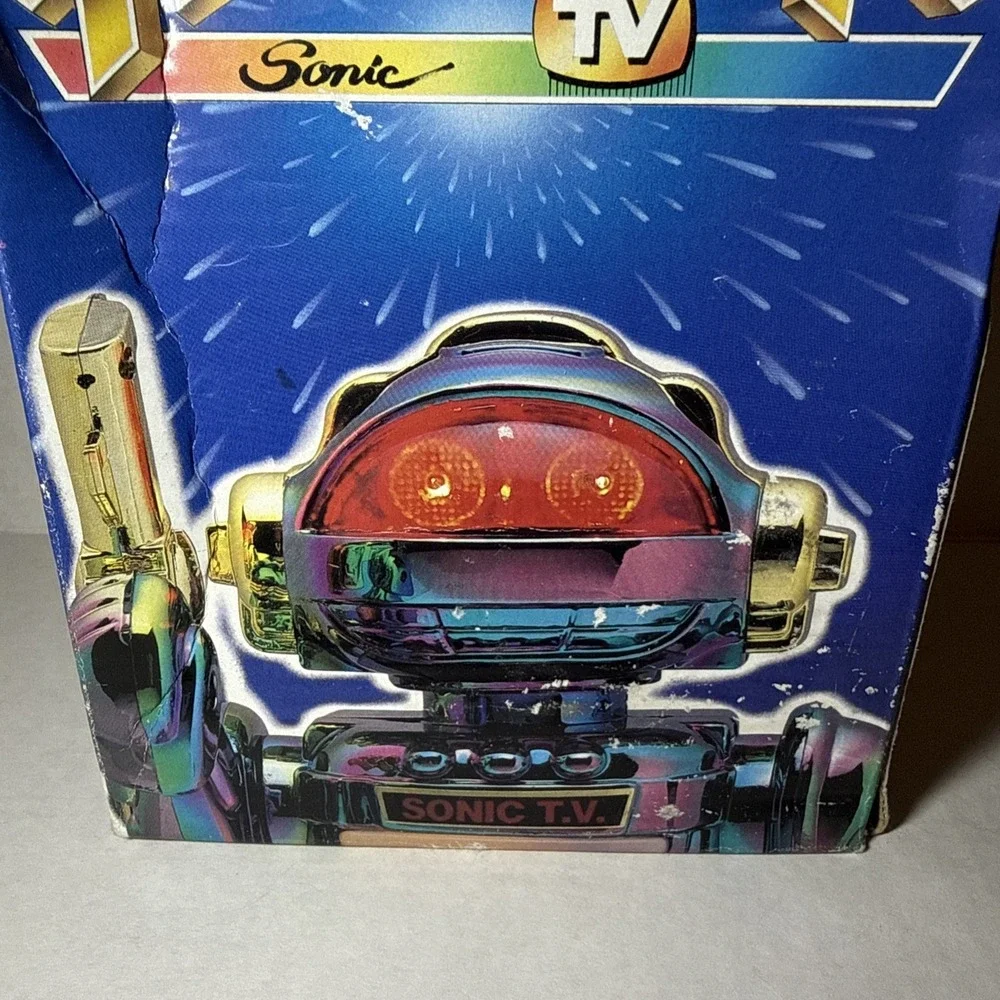 Vintage Toy Robot Sonic HK 706A New In Box Sealed 1995 READ